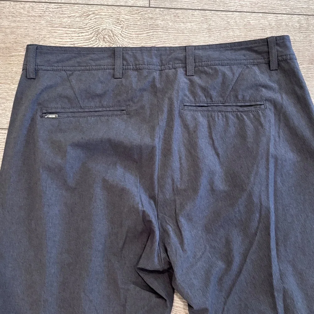 Linksoul Boardwalker Pants Mens‎ 35R Gray Stretch Golf Chino Preppy Athletic